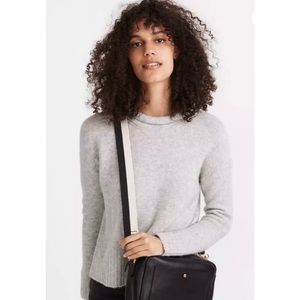 Madewell Fulton Pullover Sweater, Wool/Alpaca Blend, Size XS